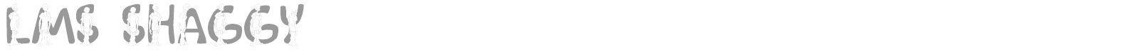LMS Shaggy font preview